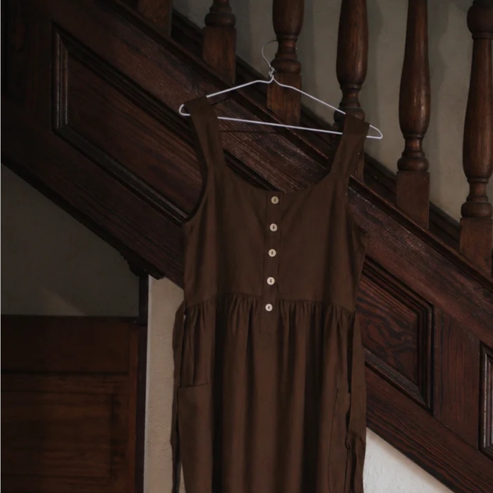 ISO xs Little cottonwood brown cottage dress